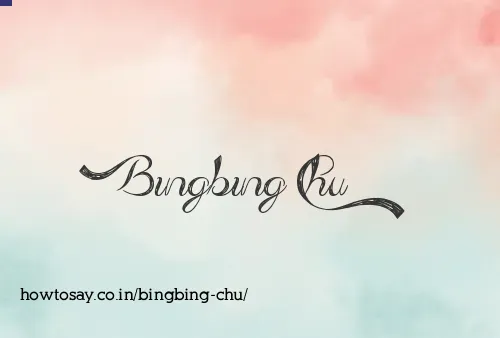Bingbing Chu