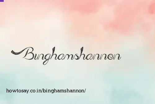Binghamshannon