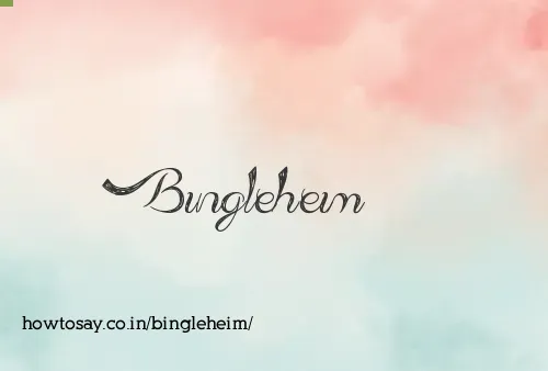 Bingleheim