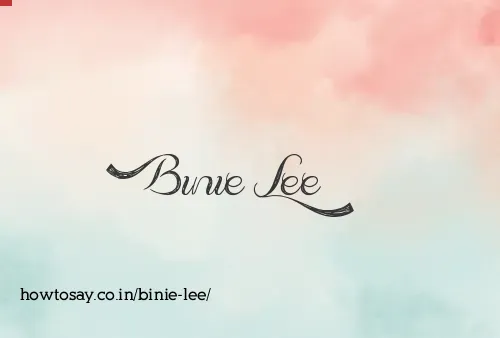 Binie Lee