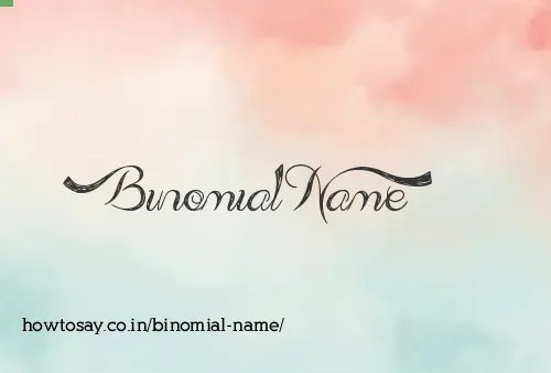 Binomial Name