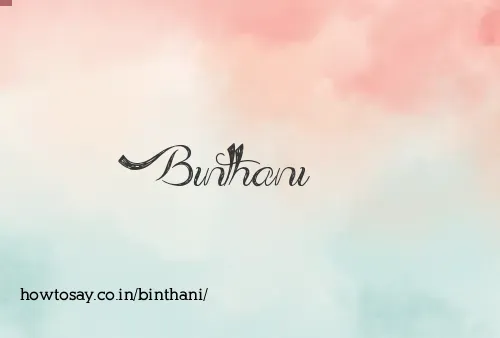 Binthani