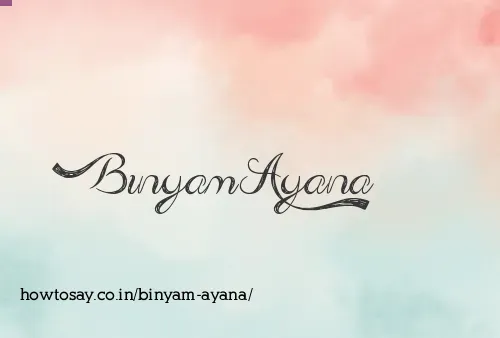 Binyam Ayana