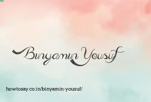 Binyamin Yousuf