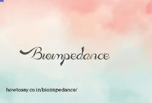 Bioimpedance