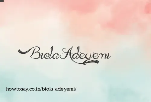 Biola Adeyemi