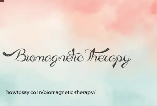 Biomagnetic Therapy