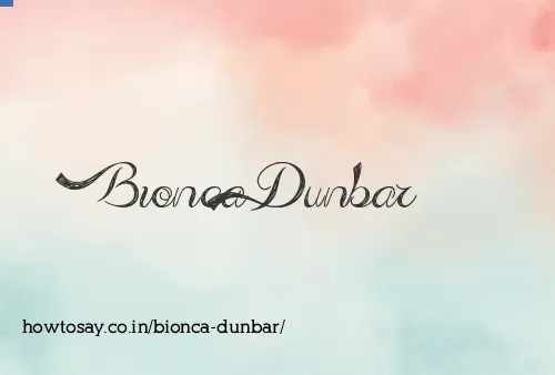 Bionca Dunbar