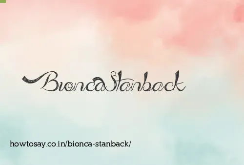 Bionca Stanback
