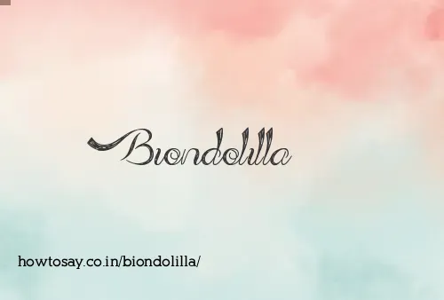 Biondolilla