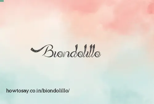 Biondolillo