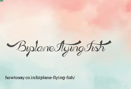 Biplane Flying Fish
