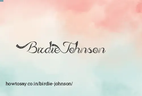 Birdie Johnson