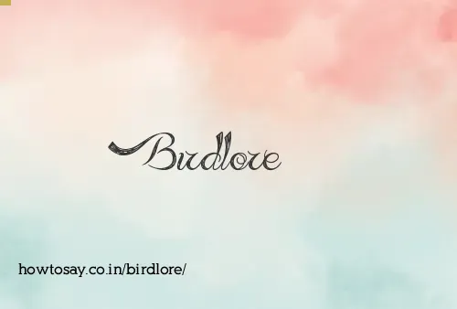 Birdlore
