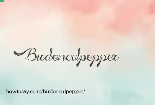 Birdonculpepper