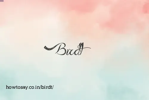 Birdt