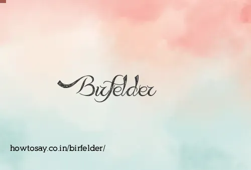 Birfelder