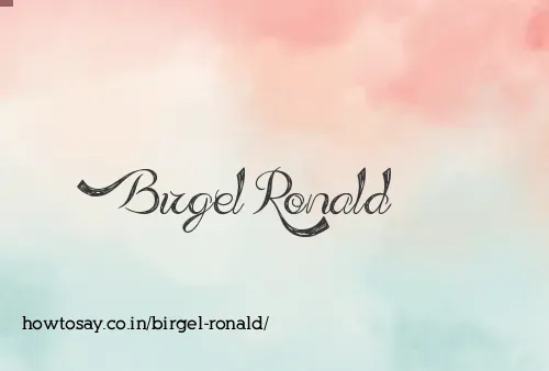 Birgel Ronald