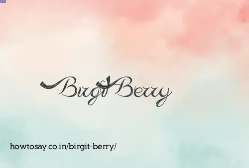 Birgit Berry