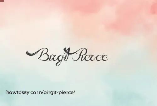 Birgit Pierce