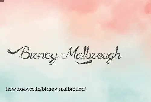 Birney Malbrough