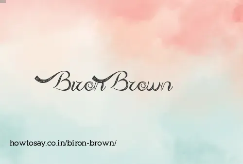 Biron Brown