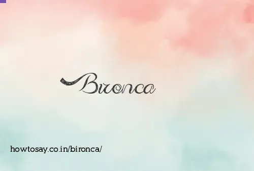 Bironca