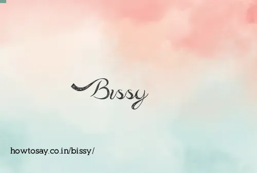 Bissy