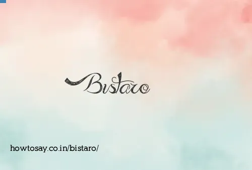 Bistaro