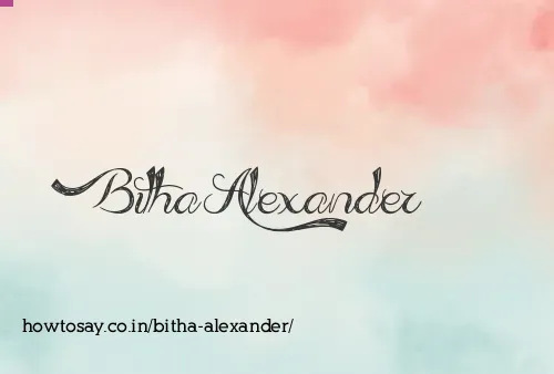 Bitha Alexander