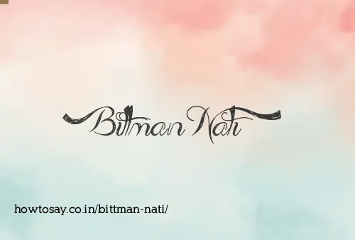 Bittman Nati