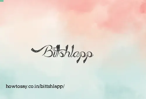 Bittshlapp