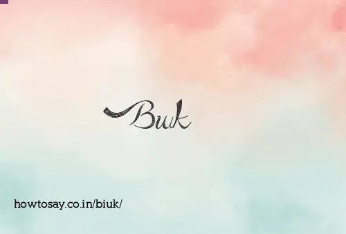 Biuk