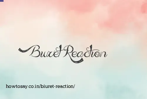Biuret Reaction