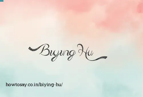 Biying Hu