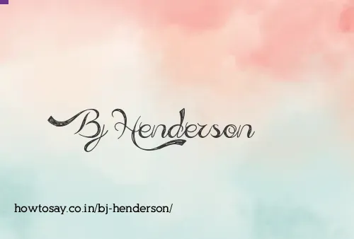 Bj Henderson