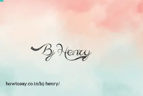 Bj Henry