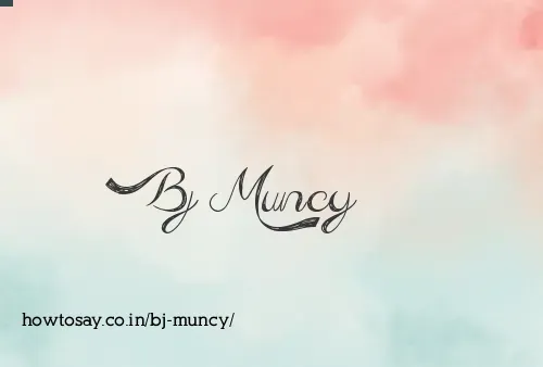 Bj Muncy