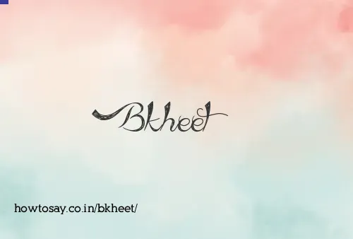 Bkheet