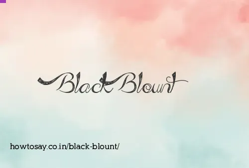 Black Blount