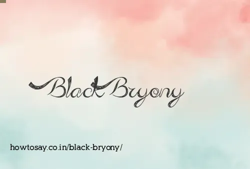Black Bryony