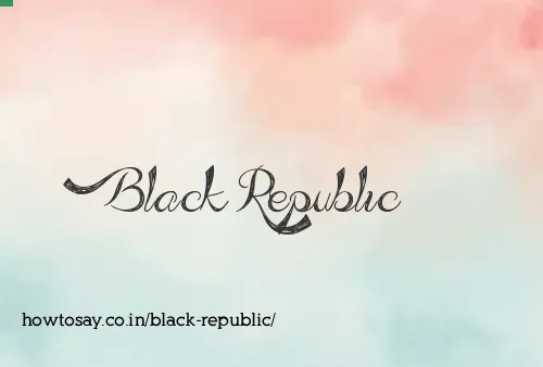 Black Republic