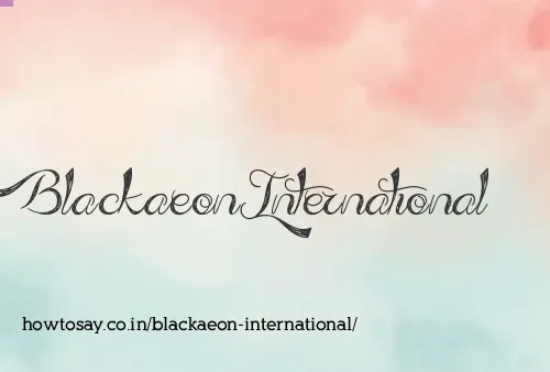 Blackaeon International