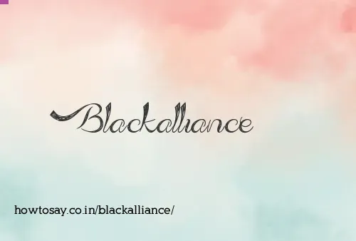 Blackalliance
