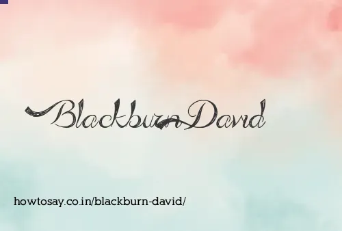 Blackburn David