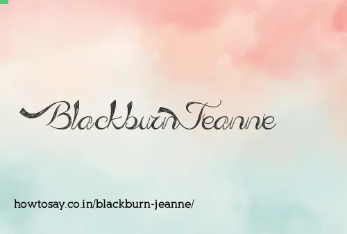 Blackburn Jeanne