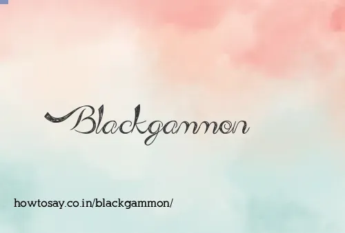 Blackgammon