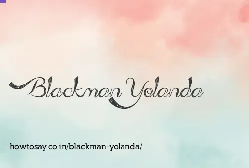 Blackman Yolanda
