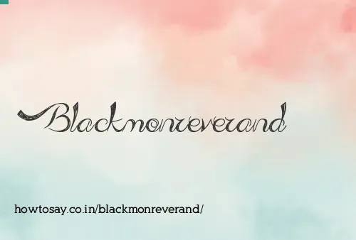 Blackmonreverand