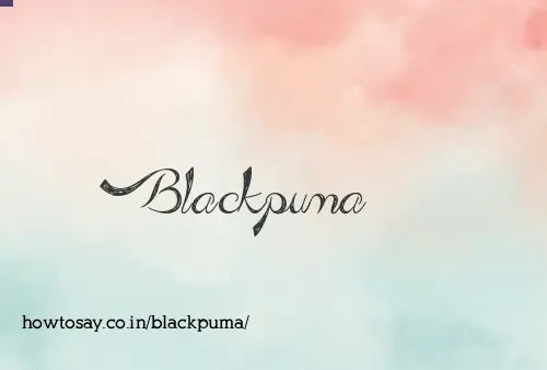Blackpuma
